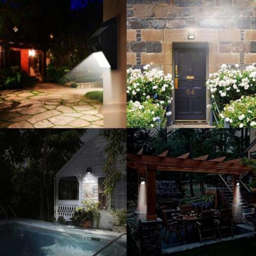 20 LED Waterproof Solar Power Motion Sensor Wall Light Outdoor Garden