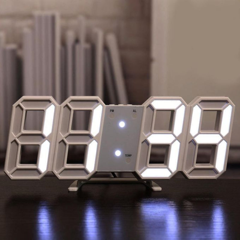 Multi-Functional Modern Design 3D LED Digital Clock