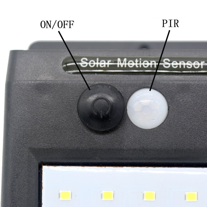 20 LED Waterproof Solar Power Motion Sensor Wall Light Outdoor Garden