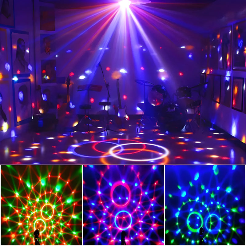 LT-910 Mini LED Projector With Speaker & RGB Disco Light