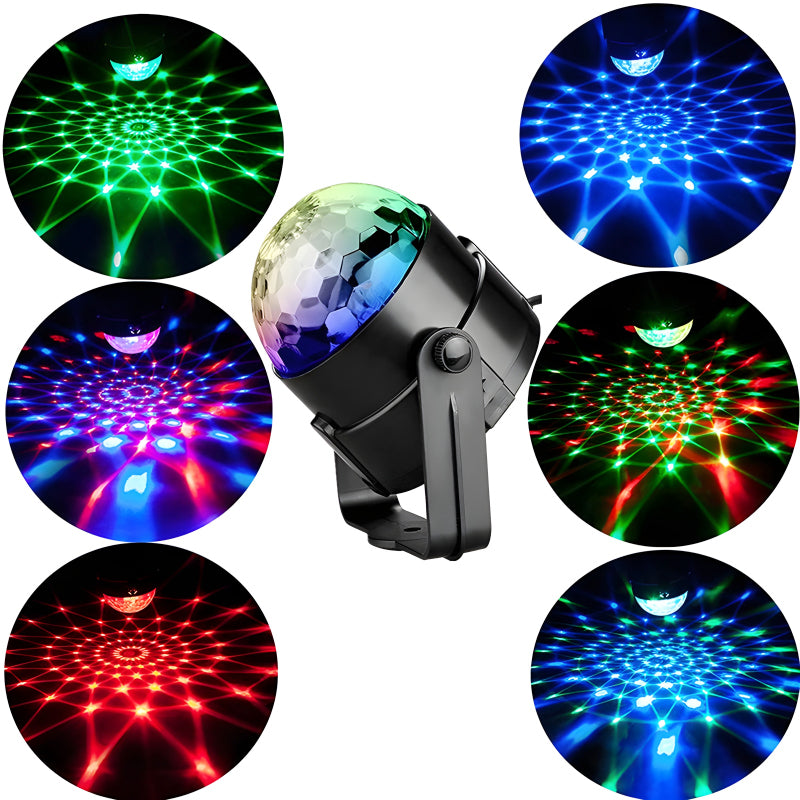 LT-910 Mini LED Projector With Speaker & RGB Disco Light