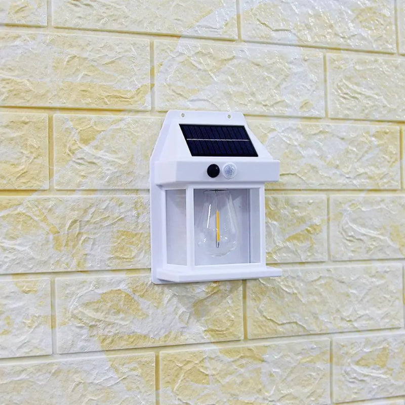 BK-888 Mini Waterproof Solar Interaction Wall Lamp With Motion Sensor Security Light, Featuring 3 Lighting Levels