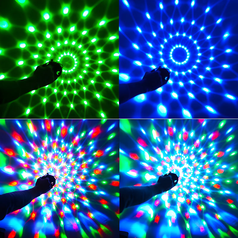 LT-910 Mini LED Projector With Speaker & RGB Disco Light