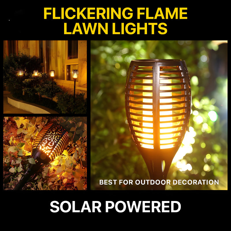 XF-6017 Solar Flame LED Light Lamp Enhance Your Outdoors With Stunning Decoration